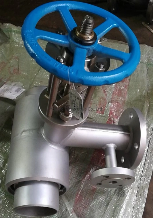 Jacketed Type Stainless Steel Hand Wheel Operated Flanged Tank Bottom Sampling Valve