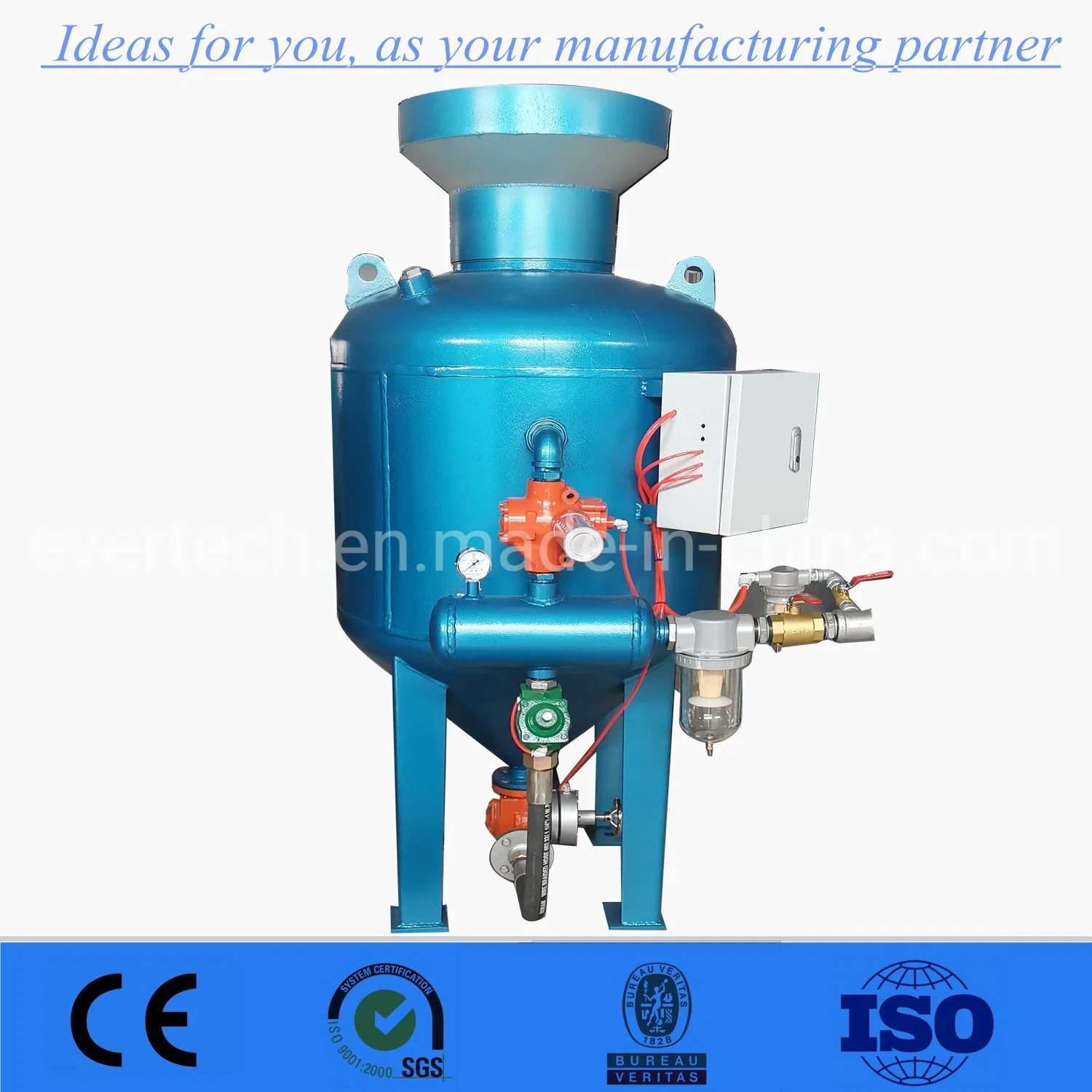 China Portable Small Sand Blasting Pot Machinery /Equipment for Sale