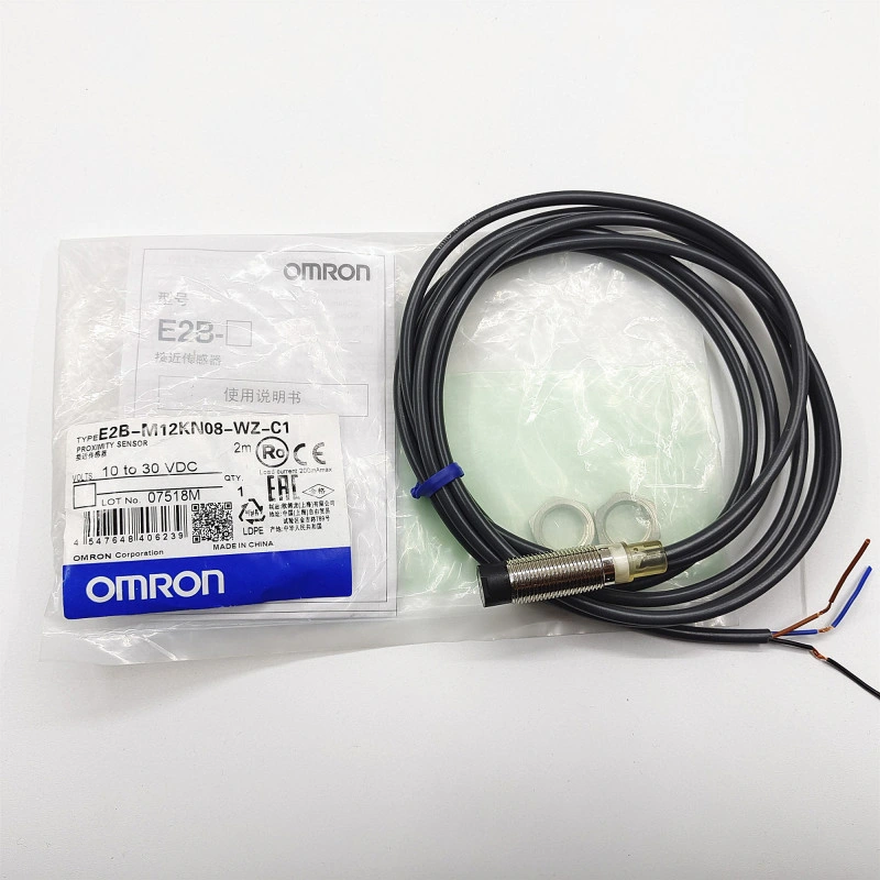 Sensor de proximidad OMR E2E-X7d1-N capacitivo recto de tres flujos