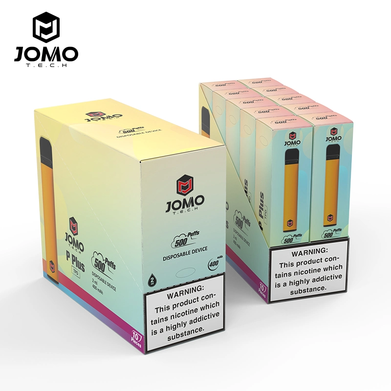 Elektronische Einweg-Zigarette 500 Puffs Vape Pen Jomotech P Plus