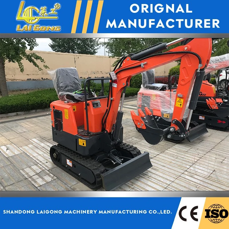 Lgcm 1ton Small Hydraulic Crawler Excavator LG10 with Breaker Hammer