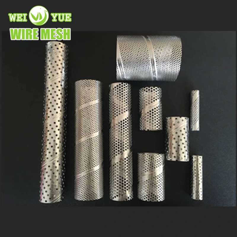 Stainless Steel Perforated Mesh Smoke Screen Pipe