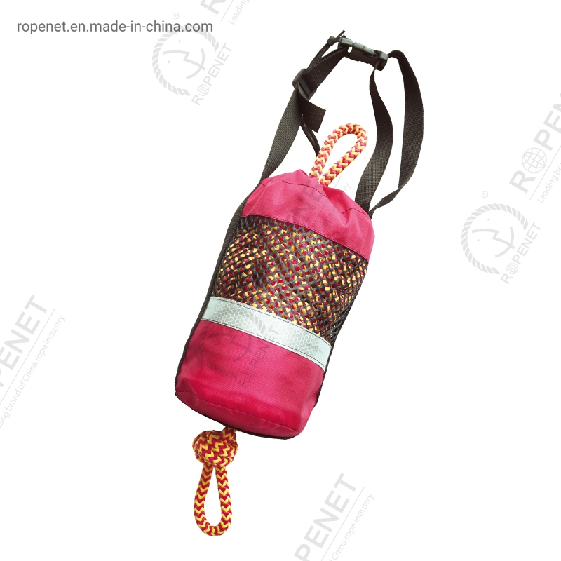 Rescue Line Throw Bag with High-Visibility Reflective Rope