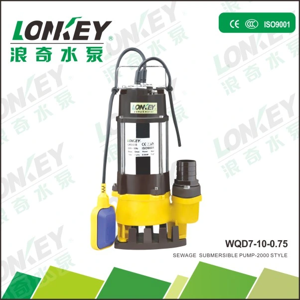 China Best Quality Sewage Lonkey Submersible Pump for Dirty Water (WQD)