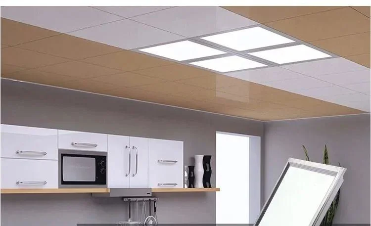 Ultra Thin Slim Aluminum Frame 6060-Ty 3012-Ty 6060-Dali 595*595mm 295*1195mm 2X2 2X4 Flat Surface Recessed Ceiling LED Panel Lights