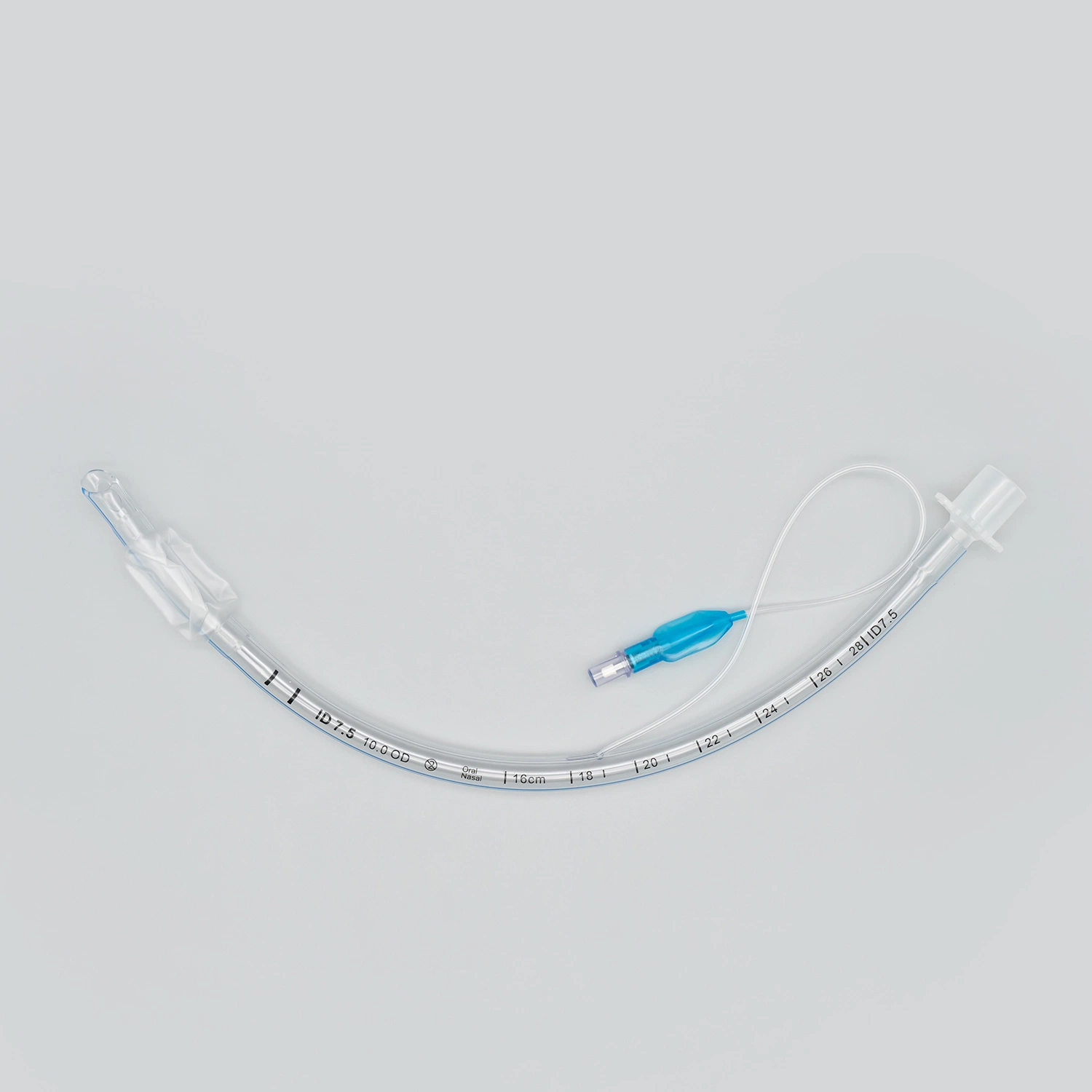 Ethylene oxide sterilization colostomie sac Tube endotrachéal avec brassard pour adulte