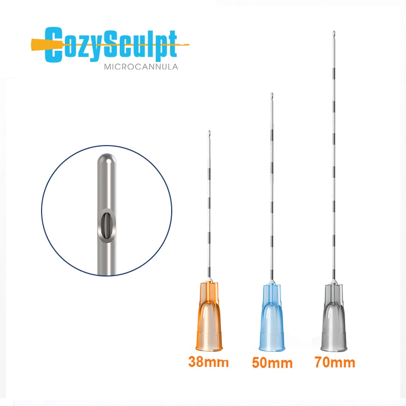 Cozysculpt 21g 23G Disposable Syringe Dermal Filler Bulk Hypodermic Cannula Needle for Buttocks Injection