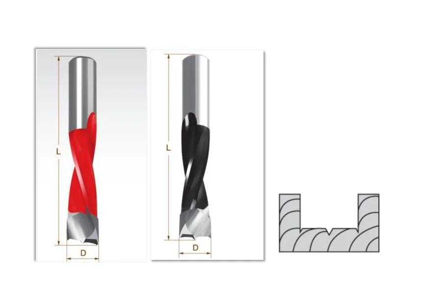 Perfuração de carboneto pouco mórmon entediante Bits brocas para o trabalho da madeira e a conexão 57mm