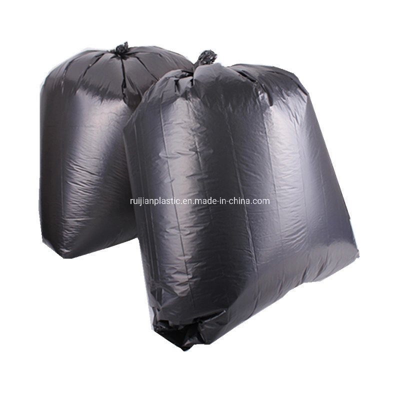 HDPE/LDPE Heavy Duty Plastic Black Can Liners Trash Garbage Bag on Roll