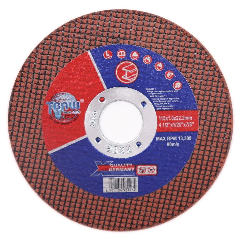 115mm 4.5inch Professional China Manufacturer Abrasive Cutting Disc Cut off Wheel Cutting Disk