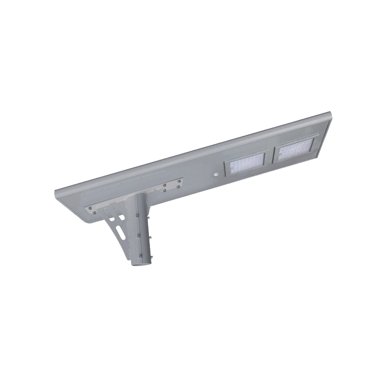 100W All in One Integrated Solar LED Street Light Aluminium Alloy Housing