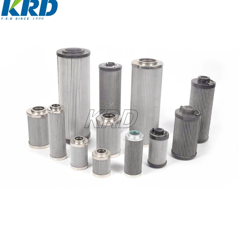 KRD Industria usar tubería de retorno elemento de filtro de aceite hidráulico Filtro de aceite