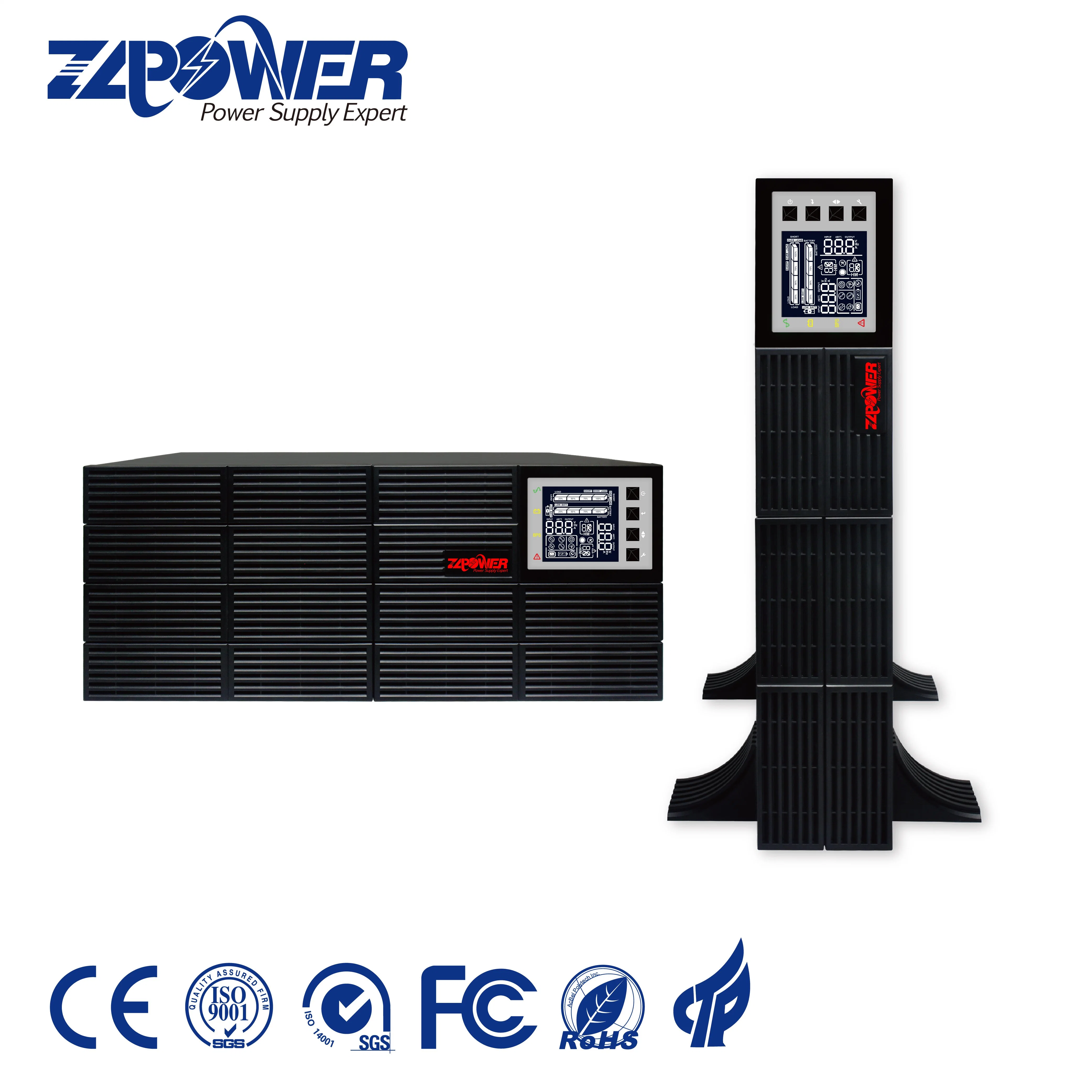 15 Years Manufacturer 0.9 Power Factor 6kVA High Frequency Online UPS