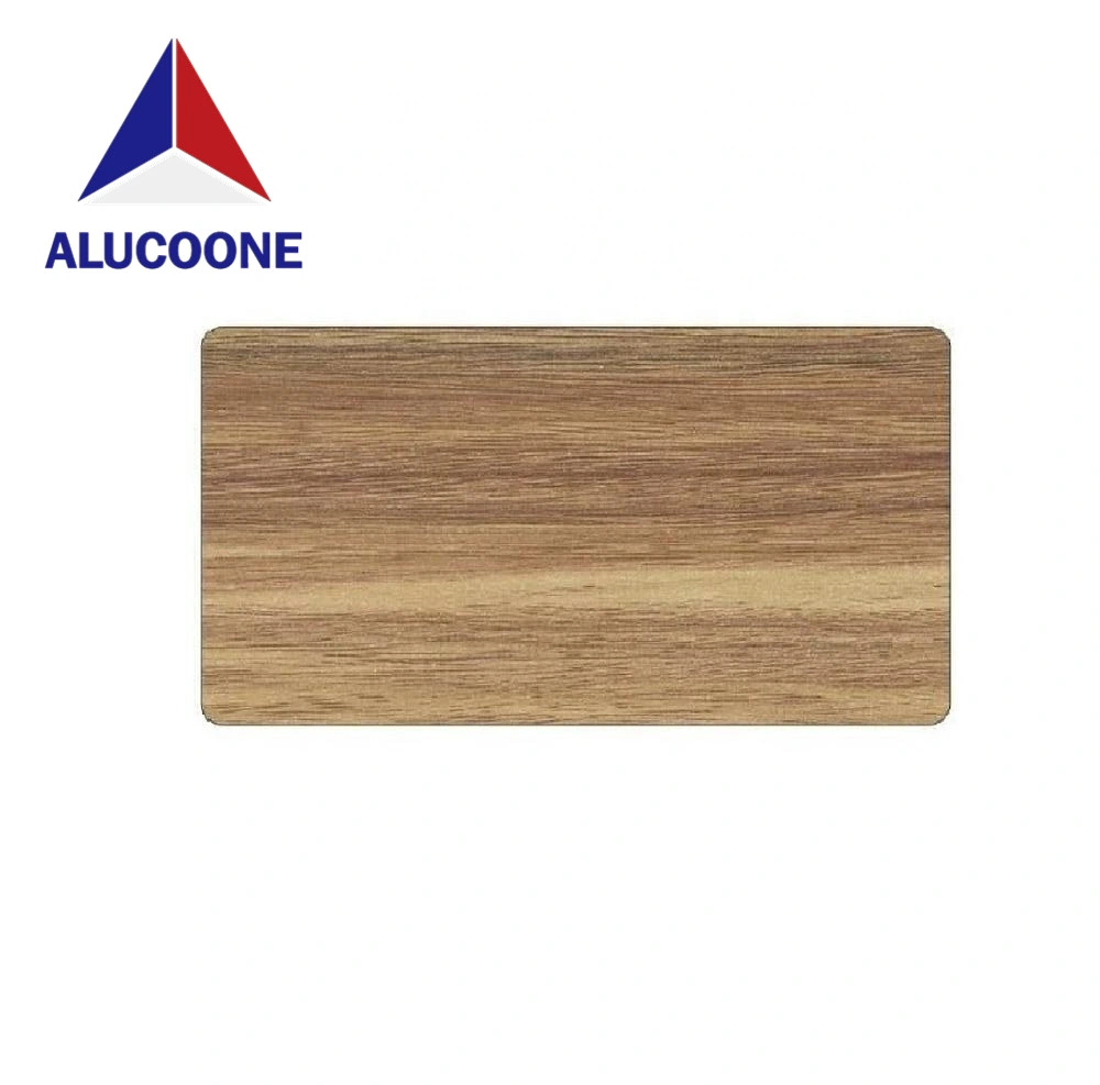 Wooden Surface Texture 3mm Aluminum Composite Panel ACP Sheet Building Material