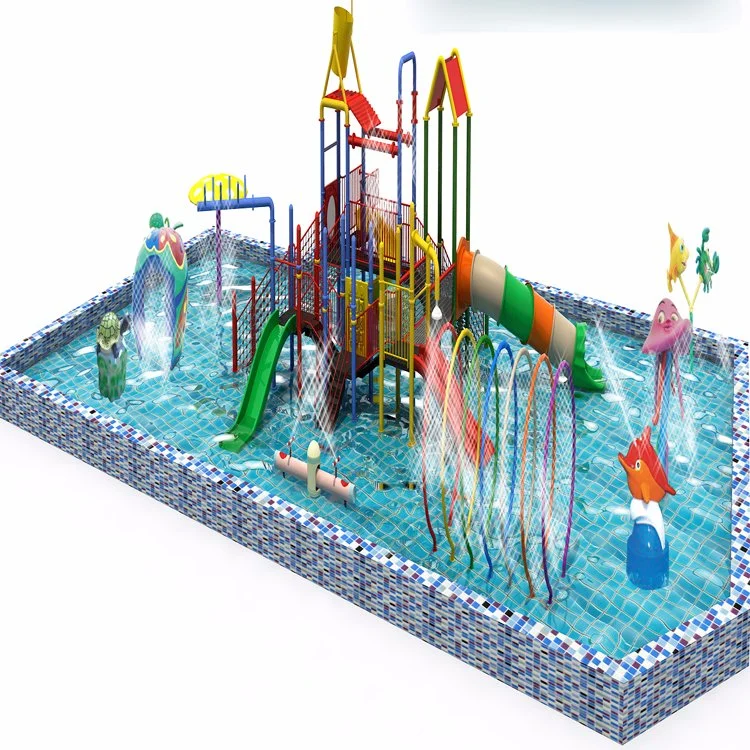 Parque de diversiones Piscina Colorful Multifunctional Water Park