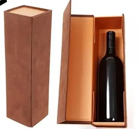 Custom Logo Hot Sale Retail High quality/High cost performance Flat Pack Wine Boxes Packing