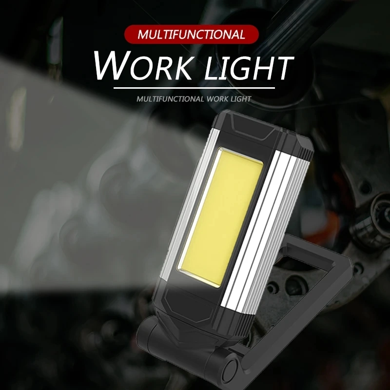 Spotlight multifunción recargables USB COB imán de la luz de trabajo linterna LED impermeable