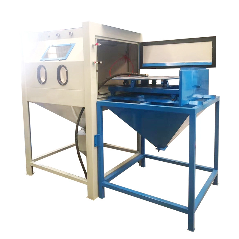 Gabinete de jateamento abrasivo Sandblast Sandblaster jateamento máquina de tratamento de superfície