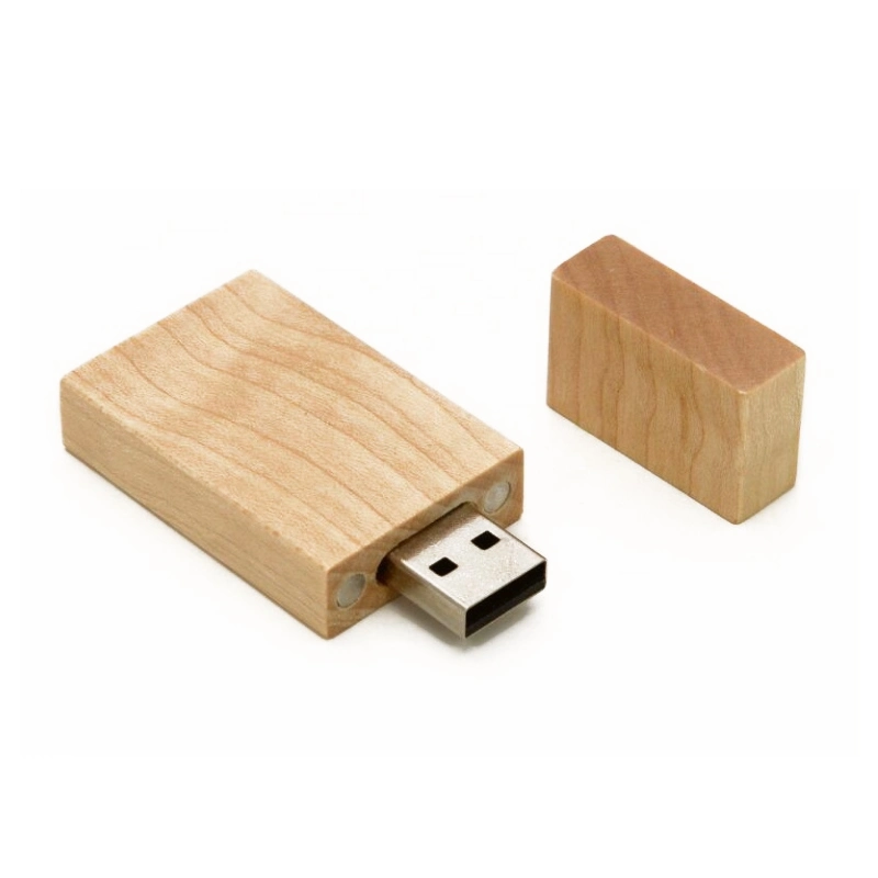 Simple Design Magnet Wooden Portable USB Flash Drive USB Flash Disk USB Pen Drive USB Stick USB Driver USB Drive USB Disk