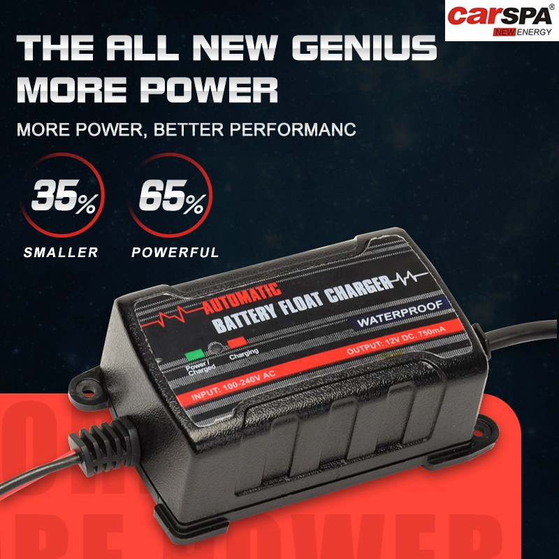 CARSPA  New Series 6V 12V 1A 4A 10A  Battery Charger For Cars Motorcycle Auto