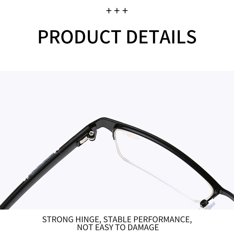 High quality/High cost performance Metal Hinge Silicone Nosepad Anti Blue Light Reading Glasses