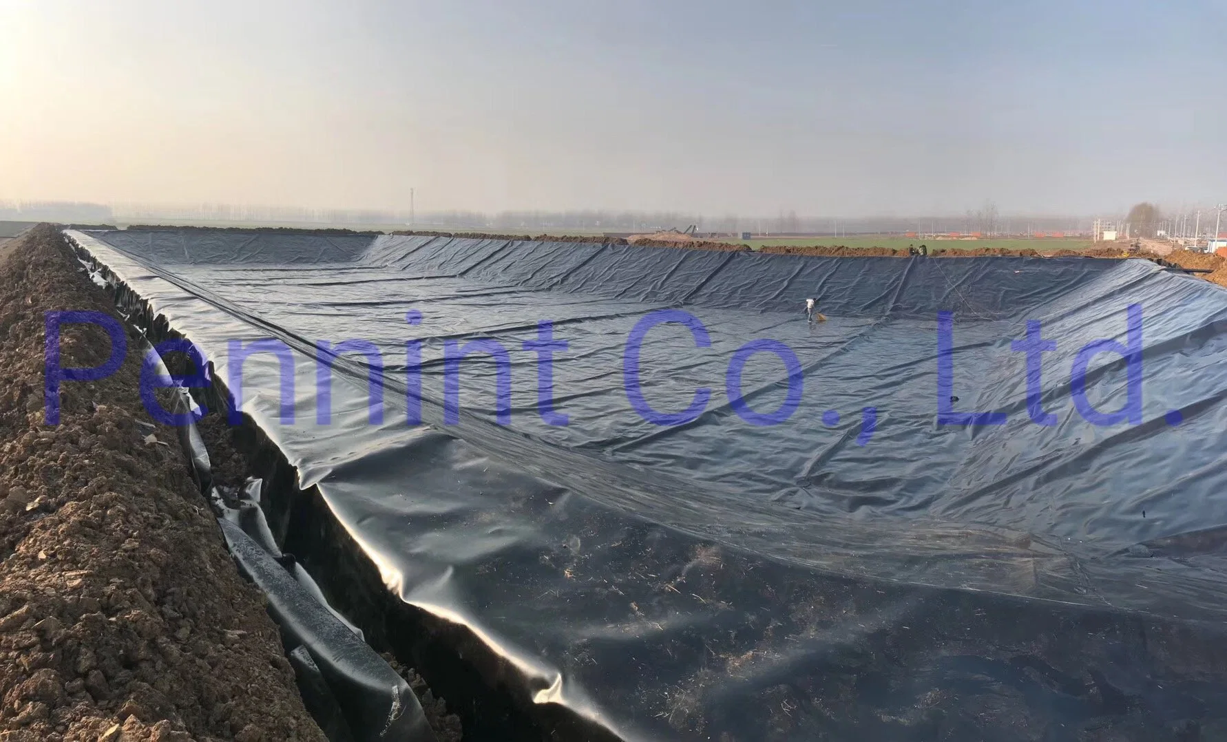 Soomth Surface 1.5mm HDPE Geomembrane Liner for Landfill