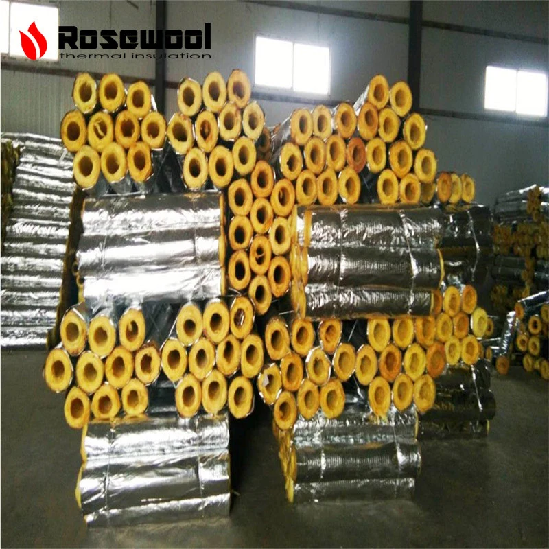 Glass Wool Insulation Building Material Glass Wool Pipe with Good Performance of Thermal Insulation