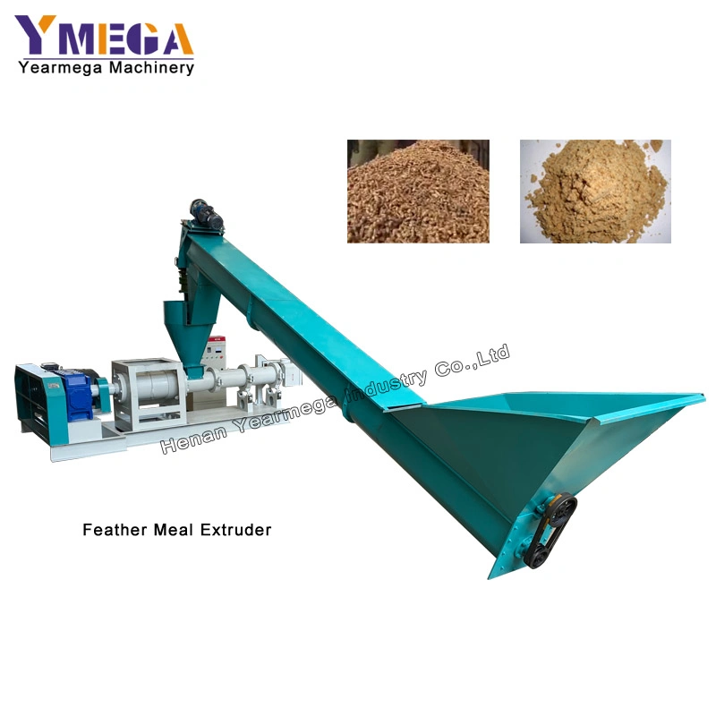 Fully Automatic Poultry Feed Complete Feather Extruding Equipment for Sale