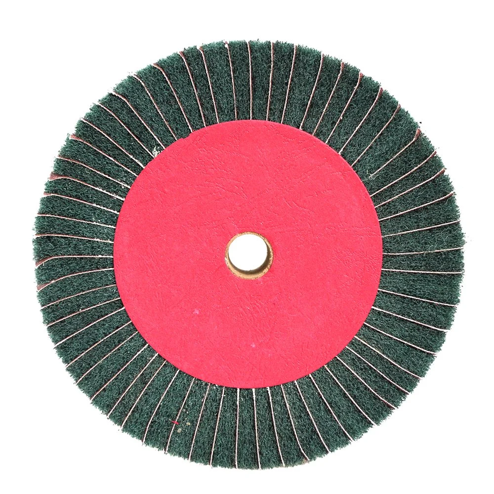 Abrasive Nylon Polishing Wheel Nylon Fabric Polishing Wheel 8''x2''9p for Stainless Steel Metal Copper Aluminum Marble