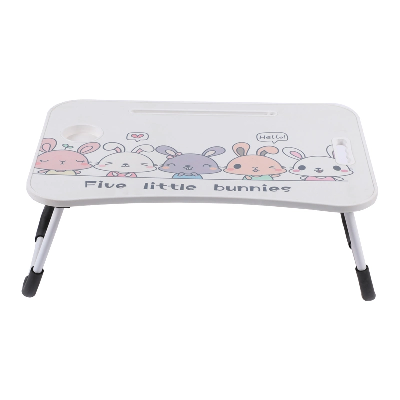 New Fashion Cartoon Picture Laptop Table with Drawer