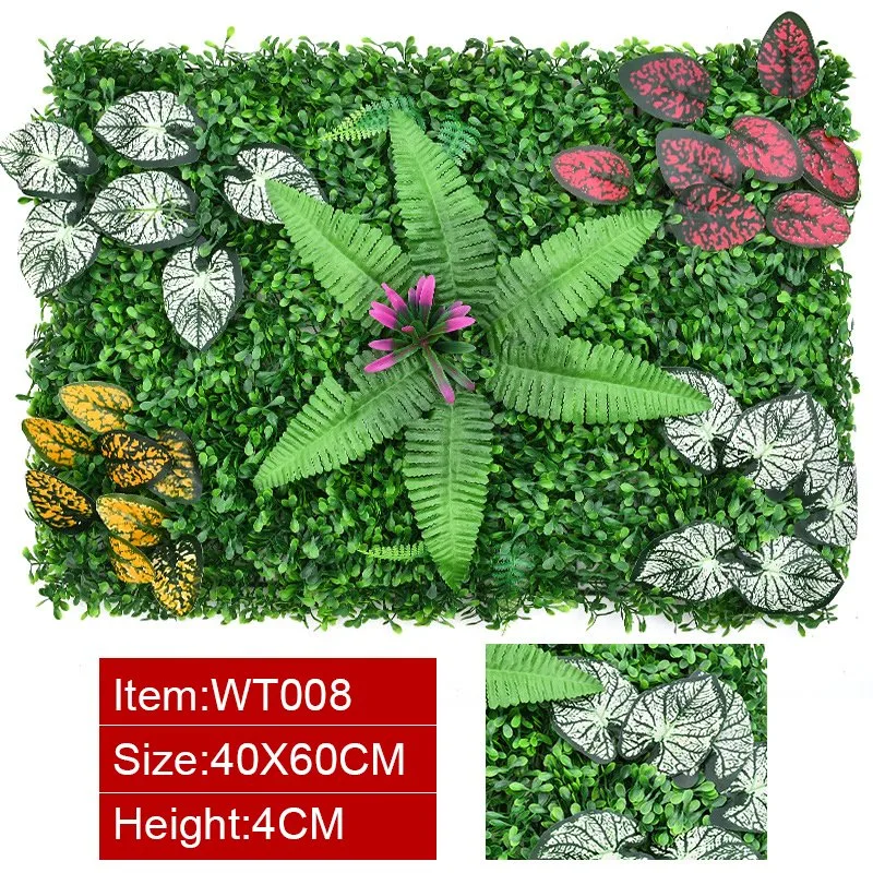 Decorativo artificial Hedge Fence paisagem artificial plantas parede vertical verde Parede