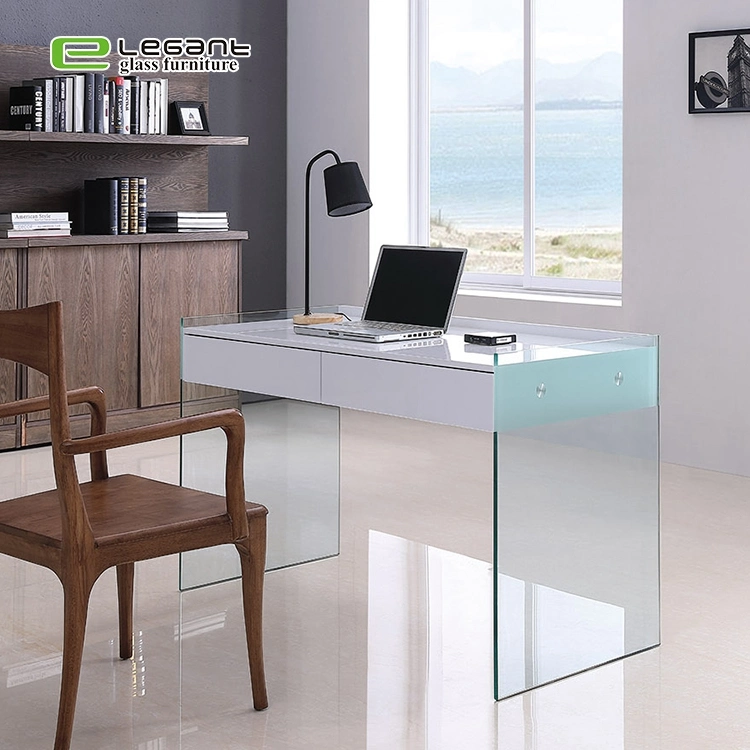 Furniture Design Luxury Office Computer Glass Table Desk