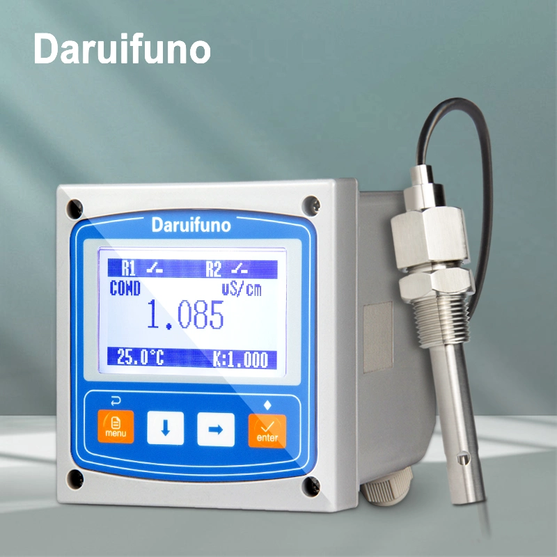 PT1000 Two Relays Online Conductivity Analyzer for Water Monitoring