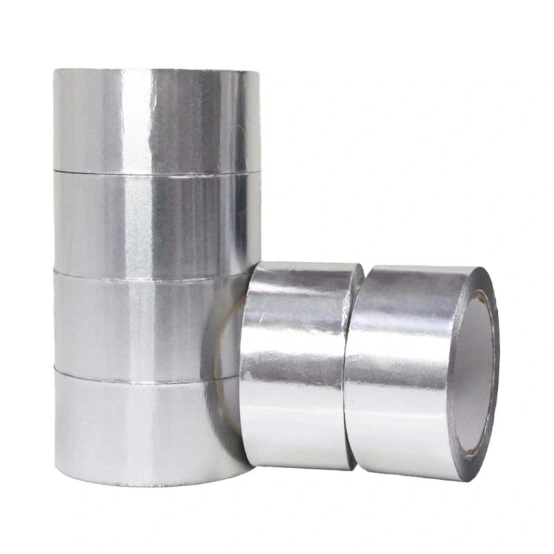 HVAC Acrylic 26u Duct Silver Aluminum Foil Without Paper Liner Tape