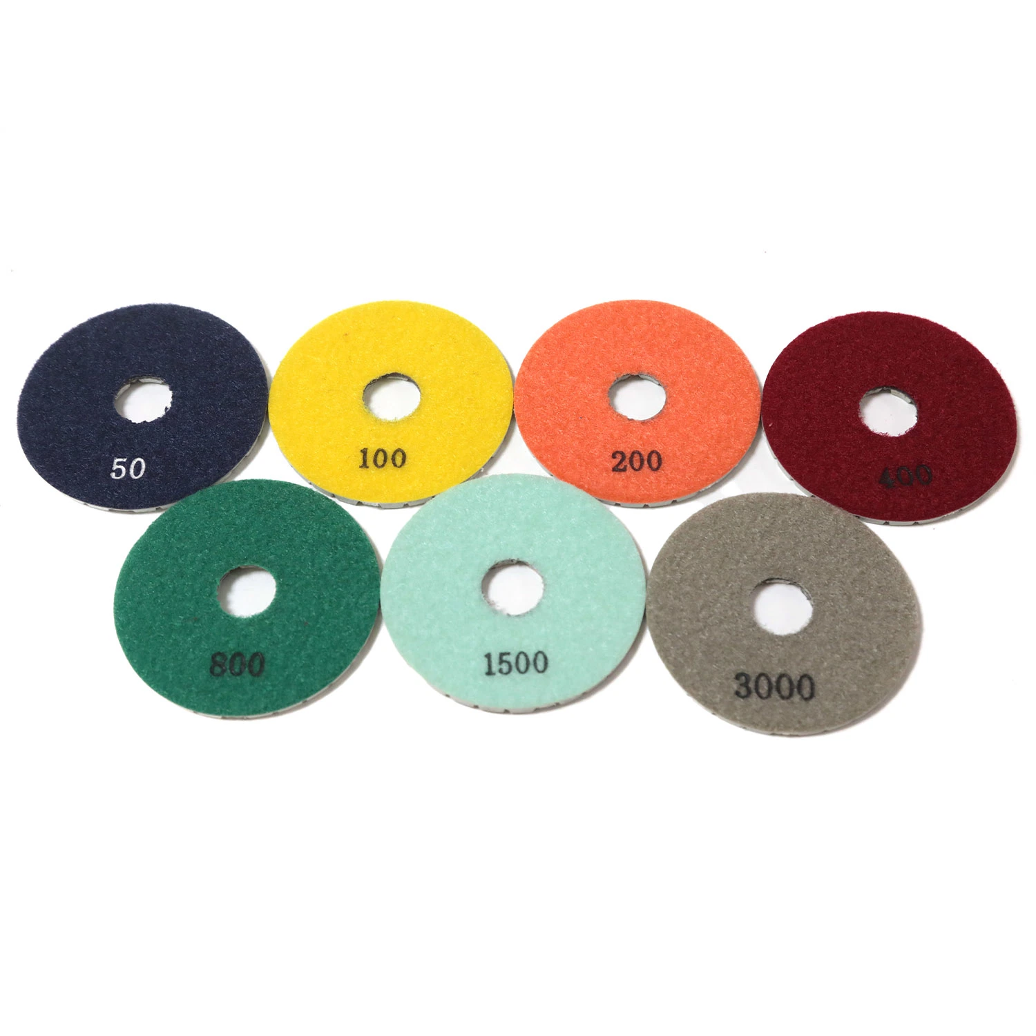 Wet Granite Diamond Polishing Pads for Concrete Sander Marble Floor Glass Polishing (Grit 3000)