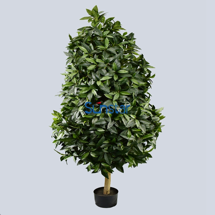 Artificial Laurel Tree Cone-Shape Potted with Natural Trunk 155cm Topiary Plant for Decoration Flower Manufacturer&#160; Dongguan China 48641