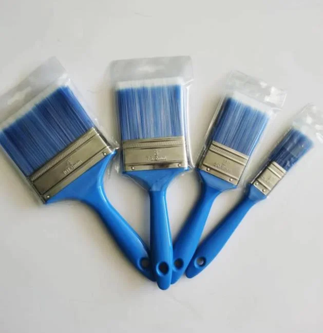 Factory Direct Price High Grade Bulk Paint Brushes Plastic Filaments Paint Brush with Plastic Handle