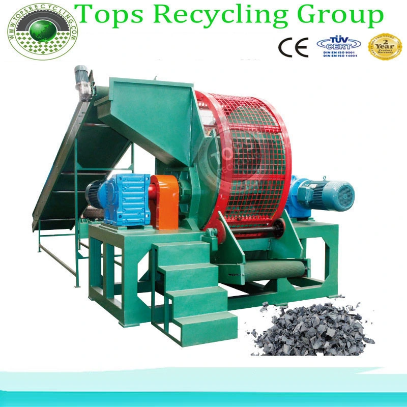 Durable Double Shafts Waste Tire Shredder