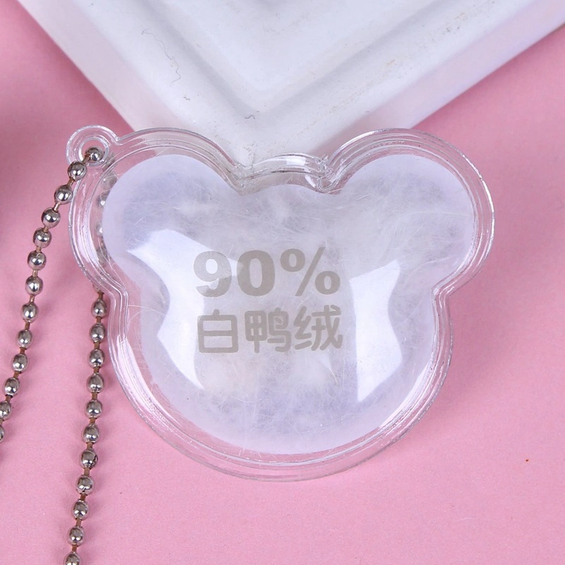 Customized Garment PVC Hang Tag with Down Feather Filled Inflatable Label