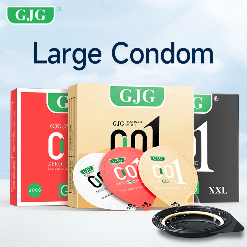 Gjg Male Power Non Latex Sex silicona Lubricantes personalizados Gorilla Condón