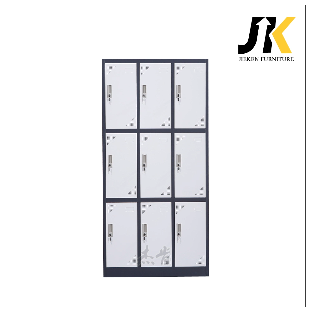 Multi-Purpose Black&White Cheap Metal Sports Locker Clothes Cupboard