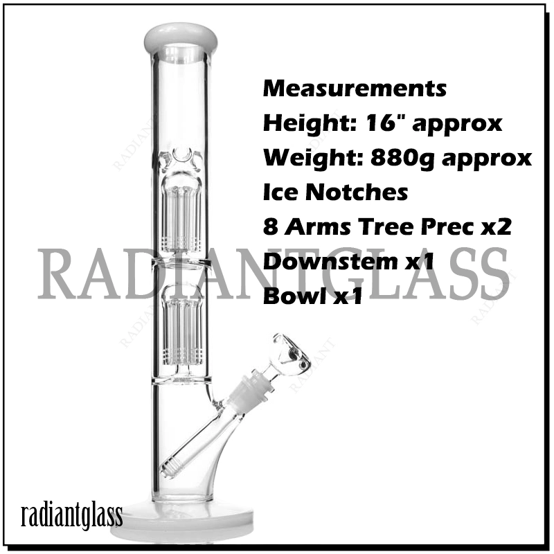 Double Tree Perc Dome Percolator Water Pipe 18mm