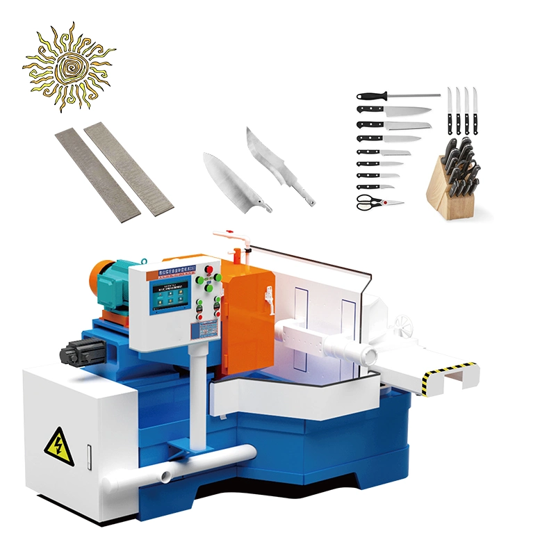 Línea de producción de superficie plana máquina de amolado de cuchillas automática