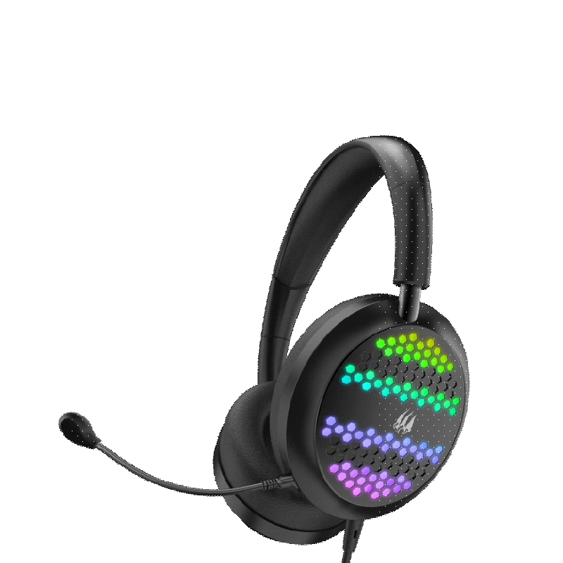 Experiencia inmersiva de alta calidad y baja potencia auricular inalámbrico Cat tres Luz LED en color auricular inalámbrico con micrófono