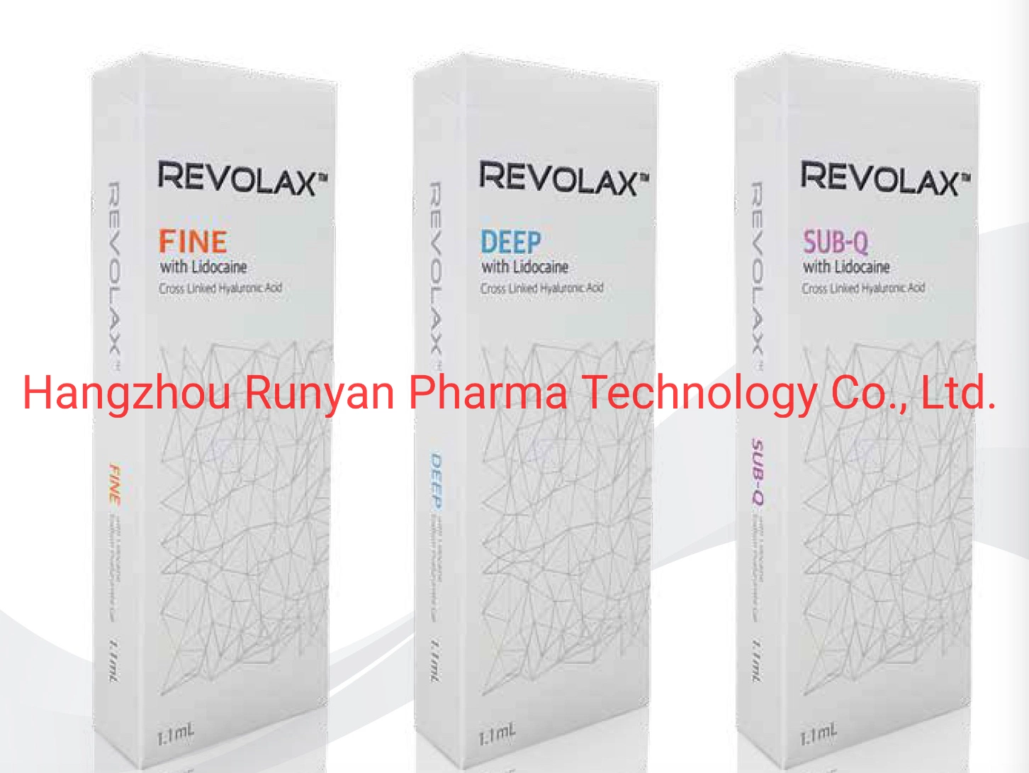 Revolax Deep Fine или Sub-Q Cross Linked Hyaluronic Acid Ha Шпаклевка для кожных шпат