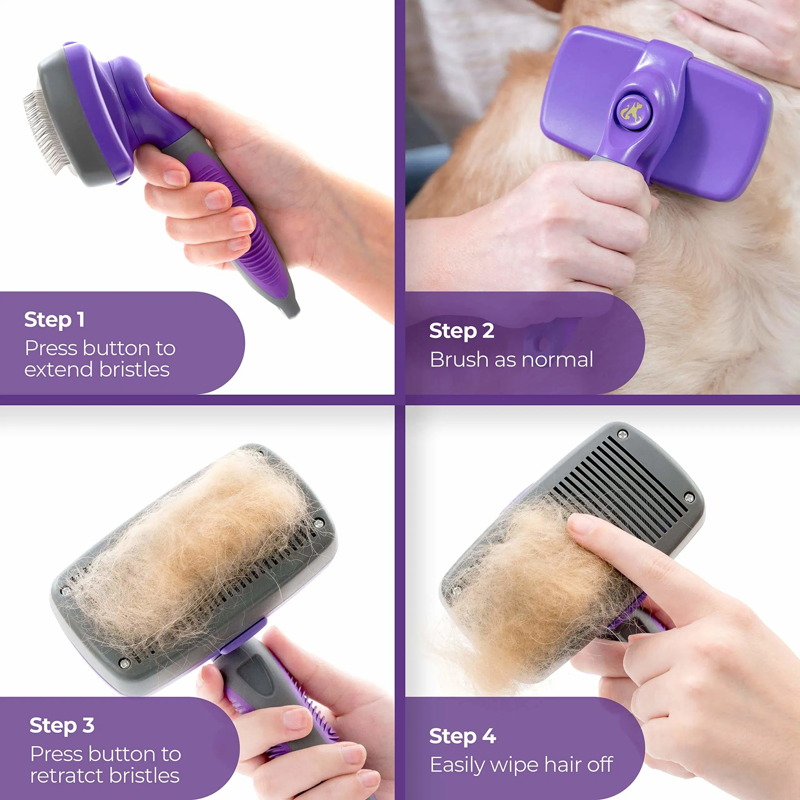 Wholesale/Supplier Pet Grooming Products Dog Hair Remover Pet Cleaning Brush