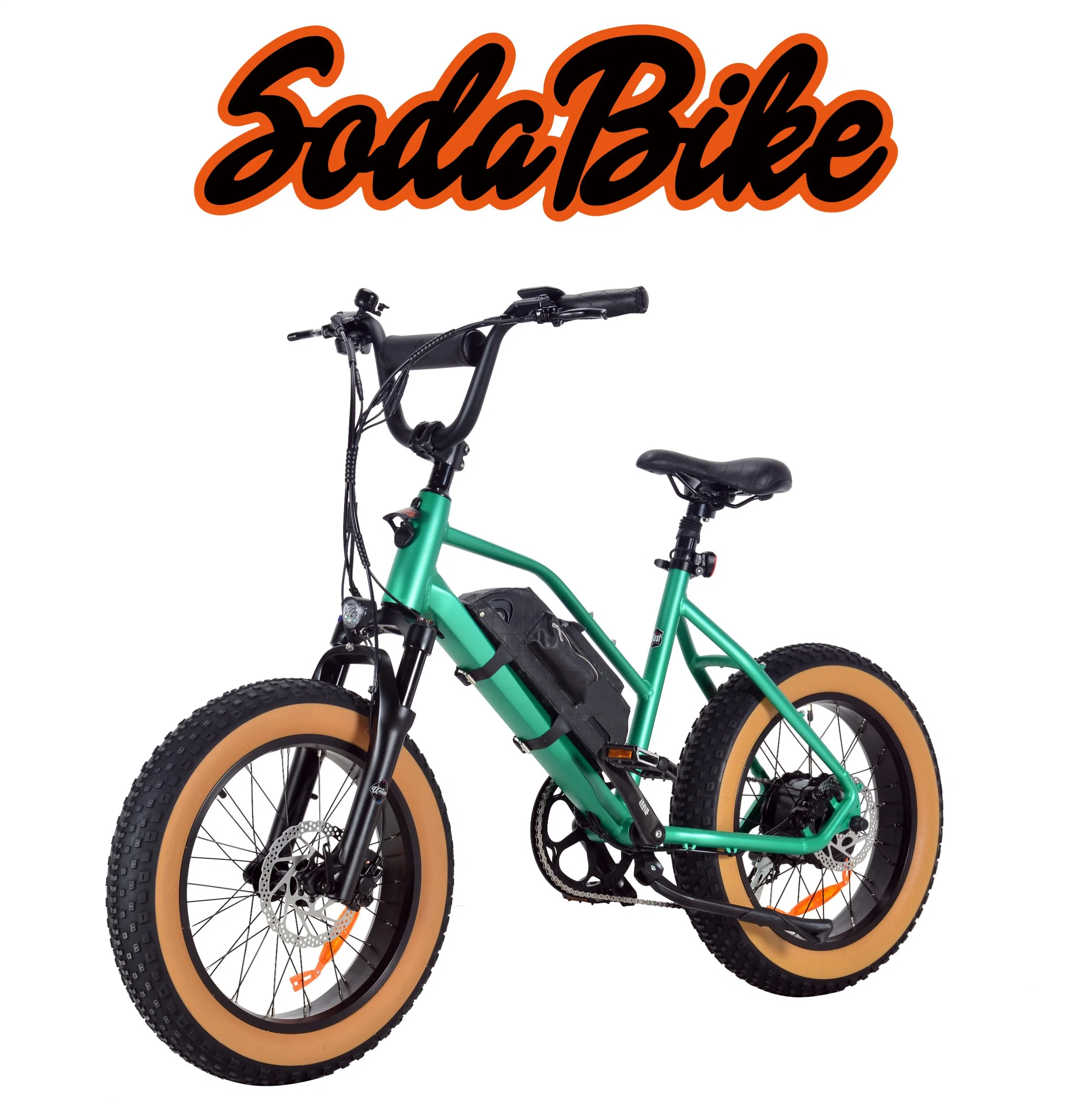 2022 New Retro Vintage Super Electric Hybrid Bike Fat Tire 20 Inch 500W Ebike 48V 13ah Long Range Ebike