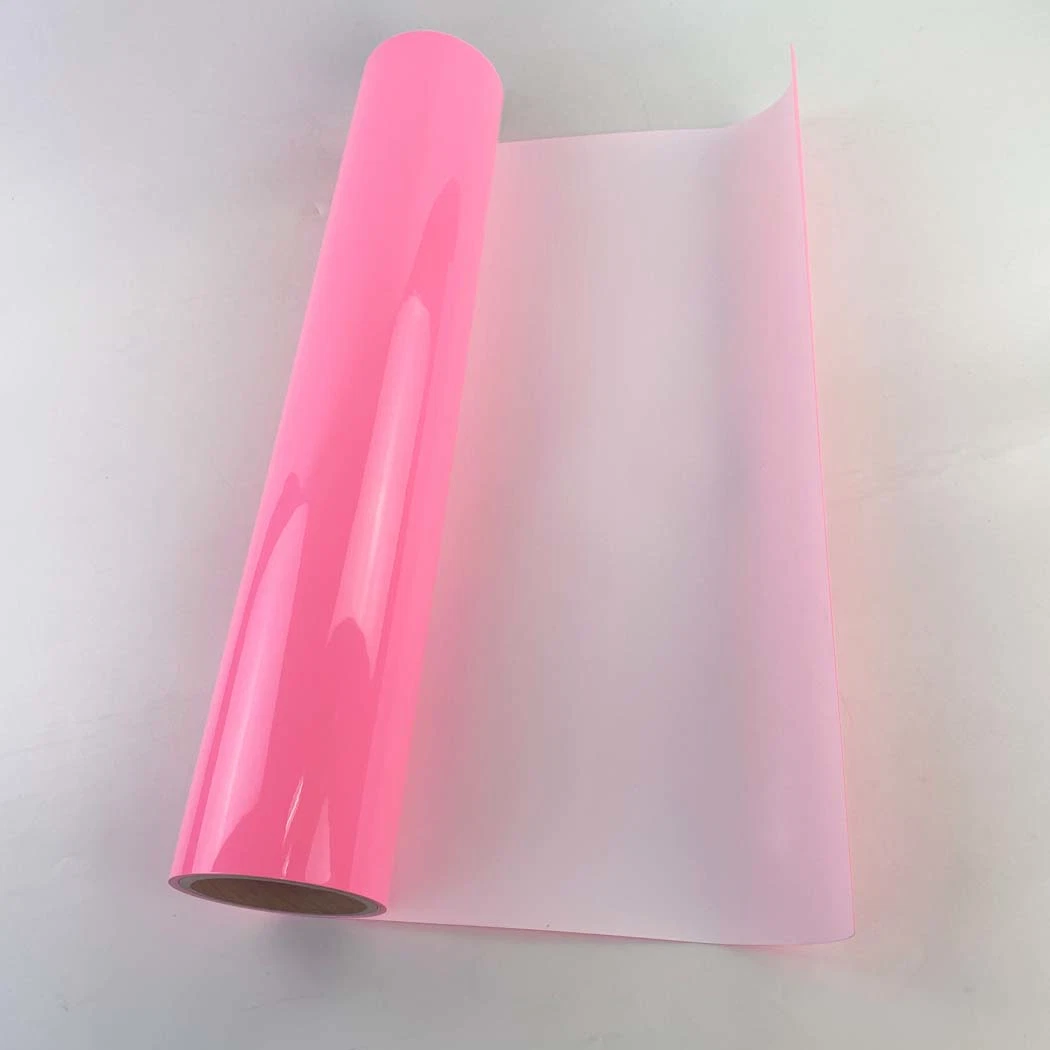 0.5*25m PVC Heat Transfer Vinyl /Film for T-Shirt Printing Cdp-20 Neon Pink