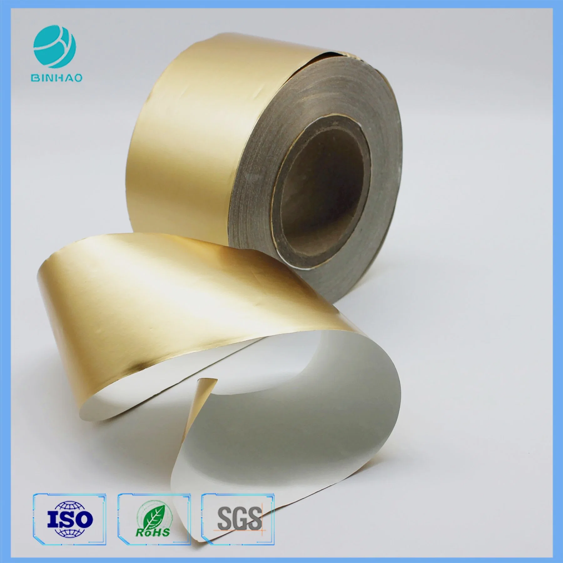 Gold Laminated Cigarette Wrapping Paper Aluminum Foil for Tobacco Package