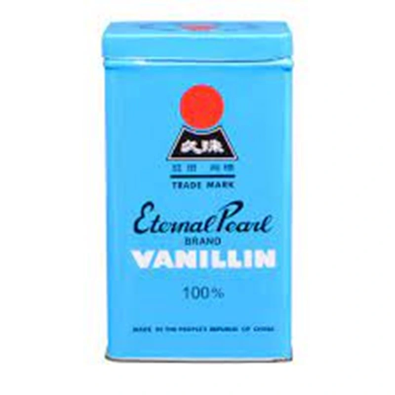 A granel 25kg al por mayor agente aromatizante de alimentos Vanillin de grado alimentario